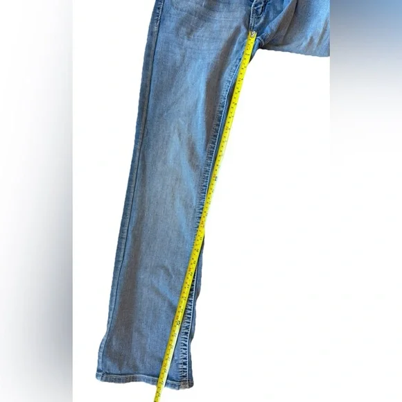 Sky Premium Collection Cross Embellished Boot Cut Jeans Women's Size 7/8 Blue - Picture 7 of 7